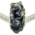 LovingtheBead &copy; 'Wicked' Murano Glass Slide-on & Slide-Off Bead Charm