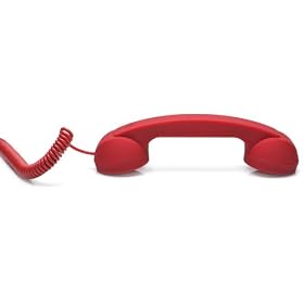 Moshi Moshi by Native Union - MM01H - Combin� t�l�phone r�tro compatible iPhone/iPad - Rouge
