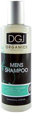 DGJ Organics Mens Shampoo with Organics Peppermint Essential Oils