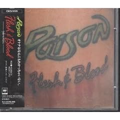 FLESH AND BLOOD CD JAPANESE CAPITOL 1990 14 TRACK WITH STRIP (CSCS5229)