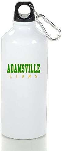 CHEDUCEA MUG Adamsville Elementary School Lions Sports Water Bottle Portable Flask With Carabiner Hook White
