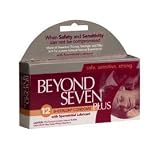 Beyond 90012 Beyond Seven Plus w/Spermicide - 12pk