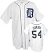 Detroit Tigers MLB Zumaya #54 Adult Home (White) Jersey by Majestic- Replica
