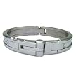 Stainless Steel Clip Bracelet - 8'' long