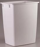Rubbermaid 2806-TP-WHT36 Quart White Wastebasket