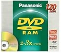 Panasonic 3x speed, 4.7GB, 10 pack DVD-RAM Disc