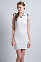 Red! Collection Sleeveless Tipped Cotton Pique Polo Dress