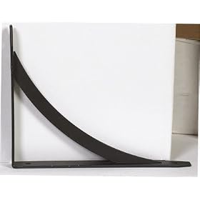 Click here to buy JOHN STERLING RP-0053-7BK ELEGANTE SHELF BRACKET 7 BLACK (PACK OF 10) by John Sterling.