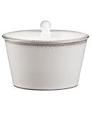 Monique Lhuillier for Royal Doulton Dentelle 12-Ounce Covered Sugar Bowl