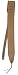 Seagull Tan Suede Guitar Strap with Embossed Tribal Design