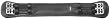 leather short girth VIENNA black with leather padding