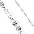 316L Stainless Steel Bicycle Chain Bracelet - Length 8.66" (220mm) - Width 9mm