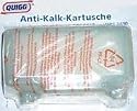 eine (1) quigg Anti - Kalk - Kartusche / - Patrone Ersatz-Antikalk-Kartusche für die QUIGG Dampfbügelstationen DBS 2200 und DBS 2400