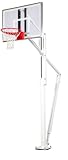 Schutt Sports Slam Series Ultra Bronze Height-Adjustable In-Ground Basketball System with 48 Inch Clear Acrylic Backboard