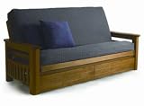 Arizona Fashion Hardwood Sofa Bed - Full-Medium Oak