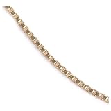 18kt Gold over Sterling Silver .024 Box Chain Necklace 30in