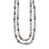64 Multicolored Cultured Freshwater Pearl Necklace