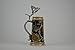 Essence of Europe Gifts 1 Liter | OktoberfestHaus Large Beer Stein Tankard Mug Hand-Painted Engraved Munich Oktoberfest Beer Stein With Metal Lid Beer Mugs for Men
