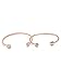 GUESS Women's Rose Gold-Tone Bangle Set