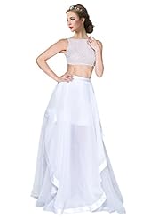 A-line Organza/Tulle Beaded  Sleeveless Evening Dress/Prom Dress/Wedding Party Dress  With Pearls