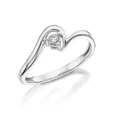 Swirl Diamond Ring