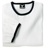 Hanes Beefy - Ringer T-Shirt White/Black-S