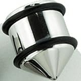 Single Stainless Steel Spiked Plug: 5/8g