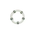 Orion 514527 Robotic Cock Ring,  Transparenter Gummi-Penisring mit Metallkugeln. &Oslash; 3 cm dehnbar.