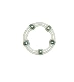 Orion 514527 Robotic Cock Ring,  Transparenter Gummi-Penisring mit Metallkugeln. � 3 cm dehnbar - 