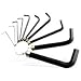 10 Pc Allen Wrench Key Set- SAE