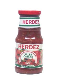 Childrens Toyshop  Gourmet Food : Herdez Salsa Casera Hot, 16 oz.