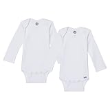 Infants’ Gerber Long-Sleeve Onesies 2-pk. - White
