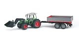Review Bruder 2103 / Bruder 02103 Fendt 209 S with frontloader and tipping trailer