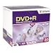 Electronics : Verbatim 20PK DVD+R 4.7GB 16X-BRANDED W/ SLIM JC ( 95038 )