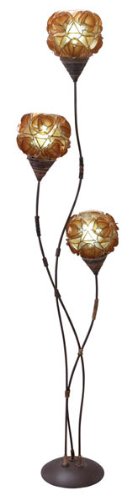 Aspire Cascara Triple Bulb Floor Lamp On Sale