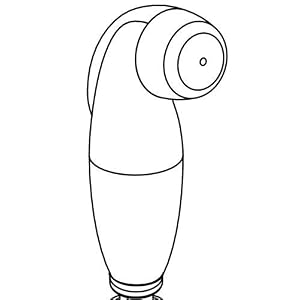 MOEN 101474SL Protege Female Thread Spray Head and Hose Assembly, Stainless