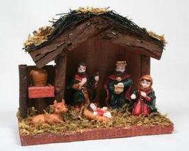 Kleine Weihnachtskrippe / Krippe