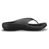 crocs Women's Carlie Thong Sandal,Black/Black,8 M US