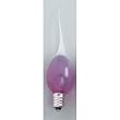 Pack of 2 Red Glow Silicone Electric Candle Lamp Replacement Light Bulbs
