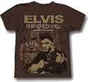 ELVIS PRESLEY - Sun Record Company - The Birth Of Rock - Chocolate T-shirt