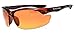 Xloop Hd Vision High Definition Anti Glare Driving Lens Sunglasses Wrap Semi Rimless Sports Eyewear (Brown)