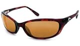 Costa Del Mar Sunglasses - Harpoon / Frame: Shiny Tortoise Lens: Polarized Amber Wave 400 Glass