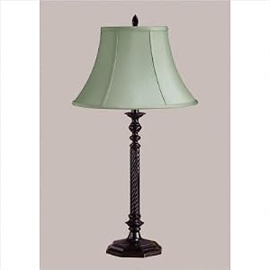 Kendall Table Lamp with Charlotte Shade in Lava Bronze