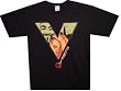 V FOR VENDETTA - Freedom Forever #2 - Black T-shirt