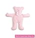 Pastel Pancake Bear Pink by North American Bear Co.