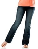 Motherhood Maternity: Mid Belly Pork Chop Pockets Boot Cut Maternity Jeans
