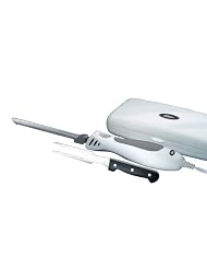 Oster 2803 Inspire Electric Knife with Bonus Carving Fork, White by Oster