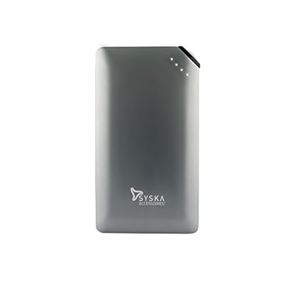Syska Rainbow 8000mAH Power Bank (Space Grey)