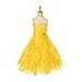 Cinderella Couture Girls Cascading Crystal Organza Rhinestone Party Dress