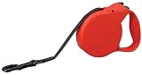 Pet Supplies : Flexi Classic 3 Retractable Tape Leash - Large, 110lbs, Red 16ft.